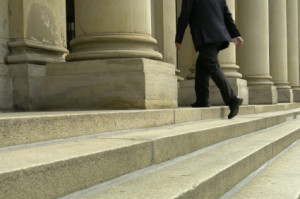 Courthouse steps 